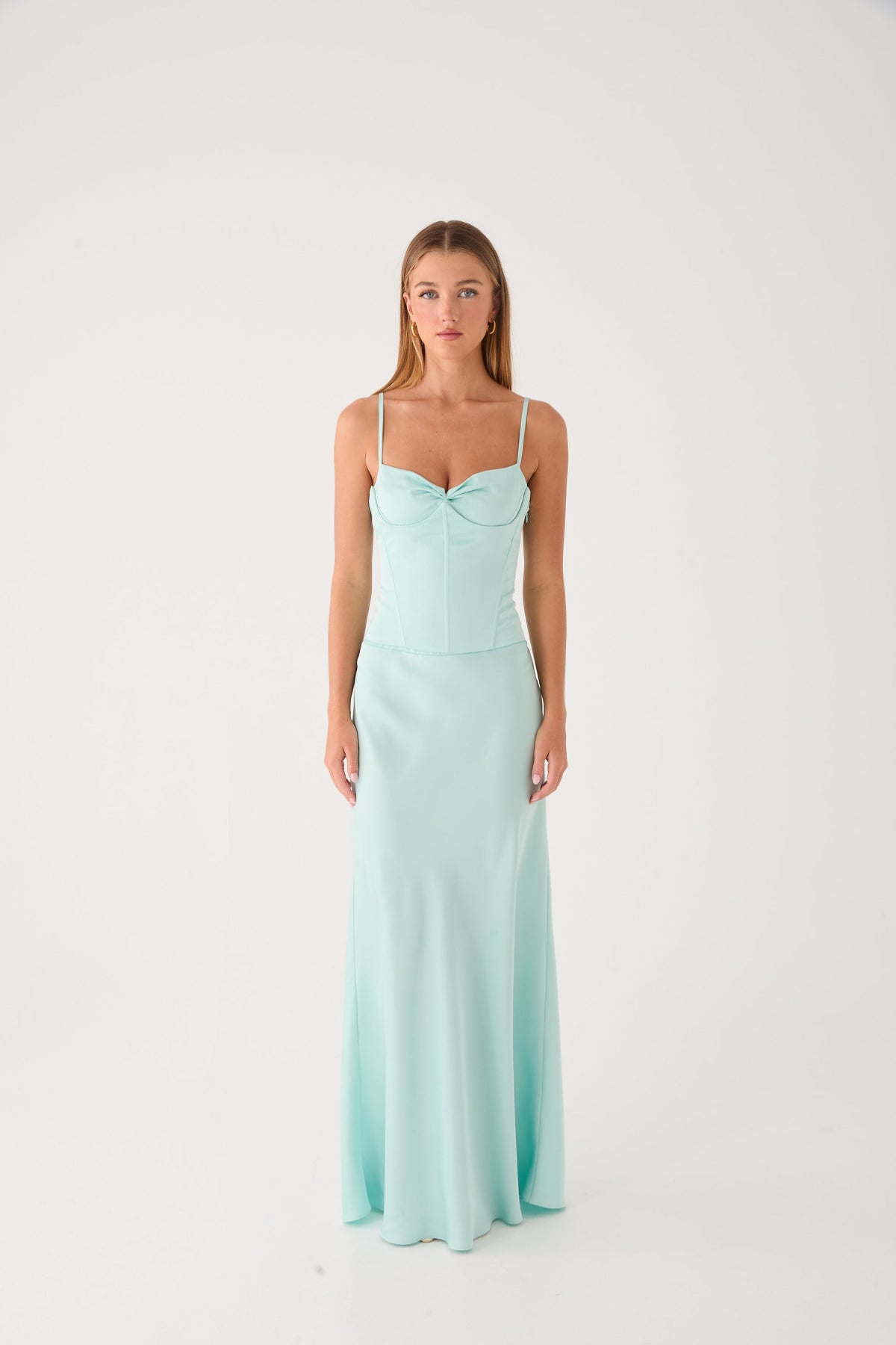 Merritt Maxi Dress - Aqua